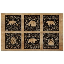 Highland Home Crafted Cabin Indoor/Outdoor Entryway Floor Mat