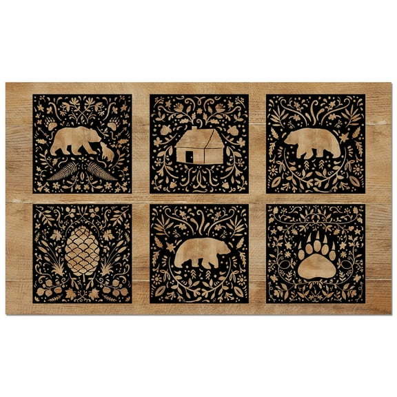 Highland Home Crafted Cabin Indoor/Outdoor Entryway Floor Mat