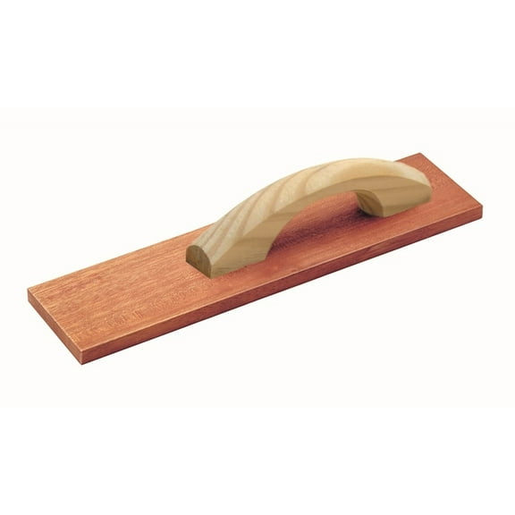 Kraft Tool HC160 Hi-Craft Cali Mahogany Hand Float with Wood Handle, 12 x 3-1/2"