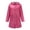A003- Hot Pink, variant on Outdoor Activities Travel Activities Polka Dot Hooded Waterproof Rain Jacket Waist Cinched Button Front Windbreaker Coat Brown Extra Large 1 Piece