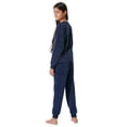 thumbnail image 4 of SCHIESSER pijama de niña, largo - Adolescentes, terciopelo, conjunto de pijama Azul oscuro 140, 4 of 5