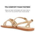 thumbnail image 4 of Journee Collection Womens ENNID Square toe Strappy Flatform Sandals, 4 of 6