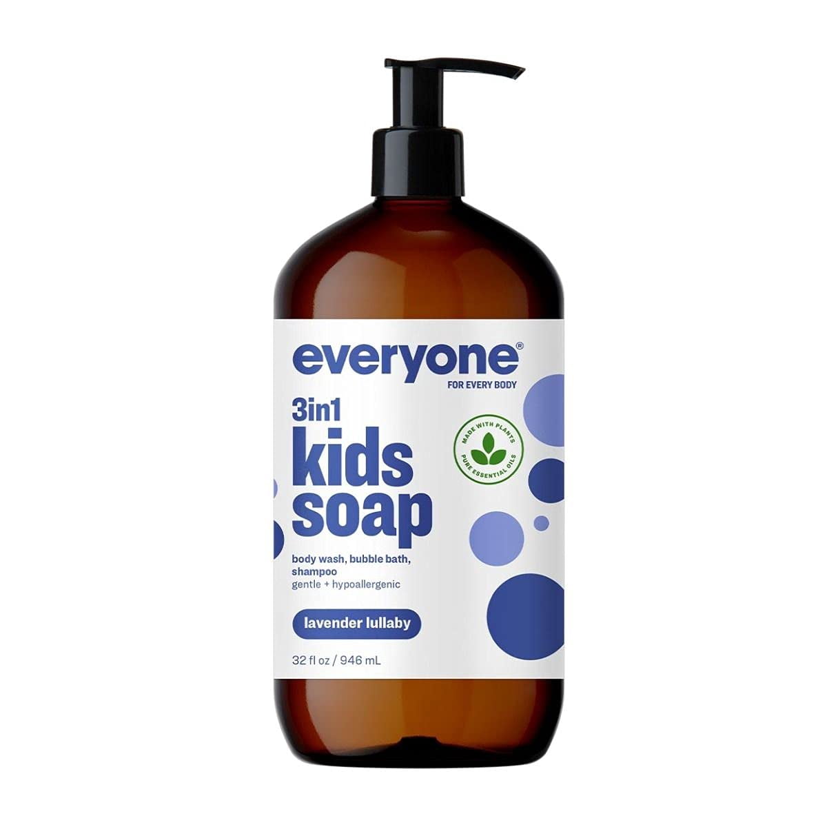 Everyone Kids Soap Tropical Coconut Twist 32 fl oz Pack of 4
