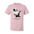thumbnail image 2 of If It's Not a Border Collie It's Just a Dog Gift | Mens Dog Lover Graphic T-Shirt, Light Pink, Medium, 2 of 3
