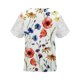 thumbnail image 5 of ICHUANYI ClearanceWomen Fashion Summer Sexy Fold Printed Regular Women Short Sleeves V Neck Button Top(Beige, XL) ICHUANYI WER20232080506760, 5 of 5