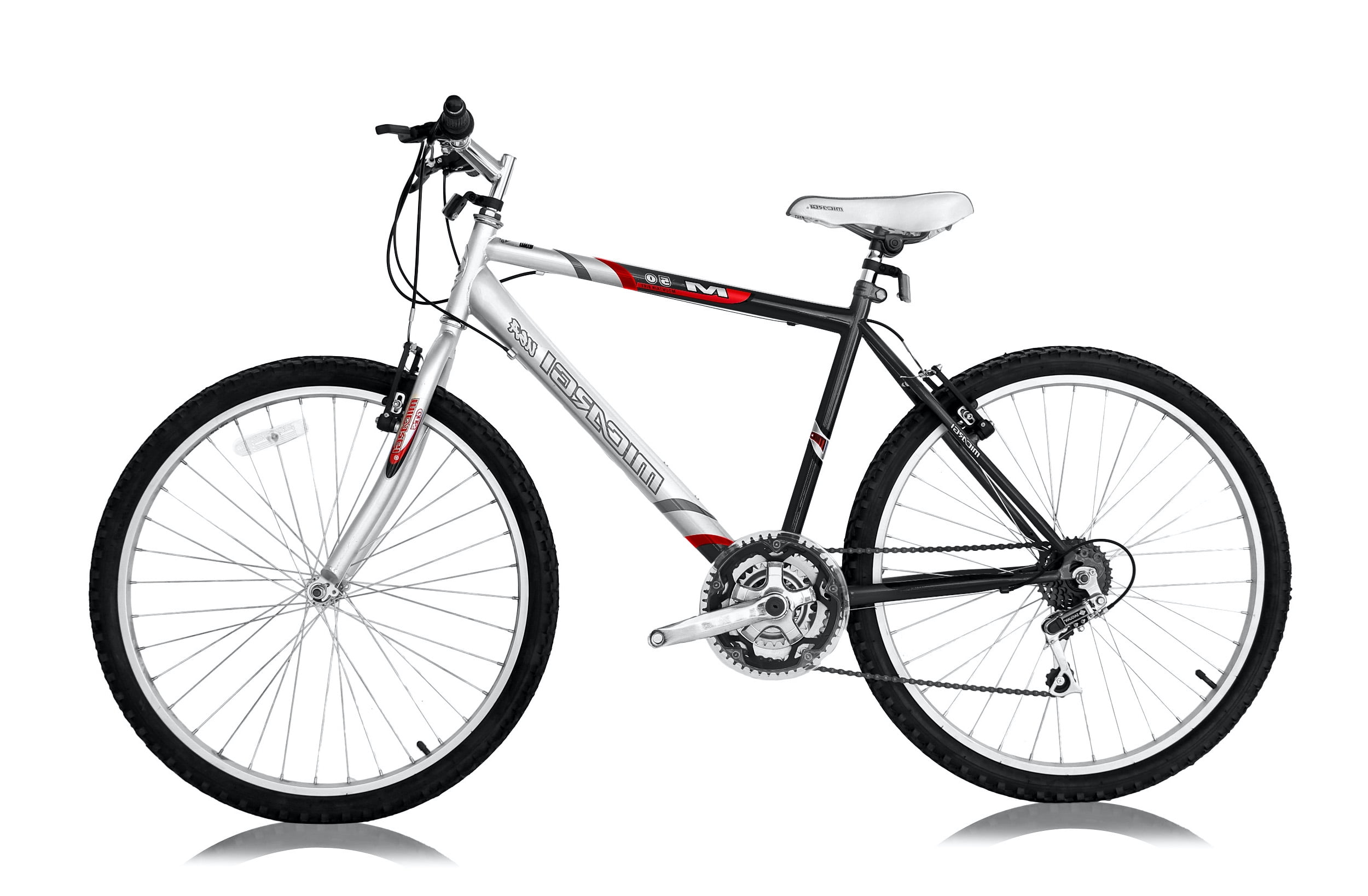 Wonder Wheels 26 In. Mtb 18 Speed Bicycle, Bike, Steel Frame Alloy Rims 36 H - Black
