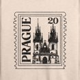 thumbnail image 3 of Instant Message - Prague Postage Stamp - Women's Lightweight French Terry Long Sleeve Shirt, 3 of 6