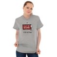 thumbnail image 2 of Sad Out Of Wine Drinking Alcohol Women Plus Size Graphic Tee Tees Brisco Brands 2X, 2 of 2