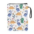 thumbnail image 2 of HELLHERO Book Sleeve Protector with Washable Lightweight Polyester Fabric Book Storage Bag for Librarian Hardcover Notebook Bible Journal Textbooks Paperbacks 11.4 Inch X 8.66 Inch, 2 of 8
