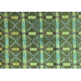 thumbnail image 1 of Ahgly Company Indoor Rectangle Oriental Light Blue Modern Area Rugs, 2' x 4', 1 of 4