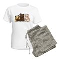 thumbnail image 5 of CafePress - 3 Chinese Shar Pei Pajamas - Women's Short Sleeve Print T-Shirt and Pants Light Cotton Pajama Set, 5 of 7