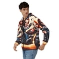 thumbnail image 4 of Lsque Chucky for Mens Full-zip Hoodie, Zip-up Pullover Hooded Sweatshirt, Kangaroo Pocket Hoodie Ideal for Daily Wear, Travel, and Home-Medium, 4 of 8