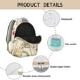 thumbnail image 4 of Mushroom Print Backpack for Women Men, Cute Water Resistant College School Bookbag, Lightweight Durable Laptop Backpacks for Teen Girls, Large Capacity Travel Backpack, Great Gift Idea for Students, 4 of 6
