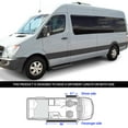 thumbnail image 6 of APS Running Boards 6in Matte Black Compatible with Dodge Sprinter 2007-2009 Full Size Van & Mercedes-Benz Sprinter 10-25 3-Door(Exclude Passenger Van With Rear A/C and 2015 4X4) Nerf Bars Steps, 6 of 6