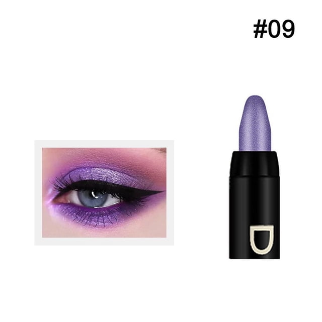Waterproof Glitter Eyeshadow Stick, Long-lasting Rotating Eye Makeup Crayon, Shimmer Cream Shadow for Daily Wear & Compact Design, Multi-Color Options