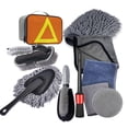 thumbnail image 2 of suits,Kit Car Set Mitt Towels Applicator Pad Set Brush Brush Hub Brush Car Tools Wax Applicator Brush Wax Towels Tire Set Interior Wax Pad With Tire Hub Set 10pcs Nebublu, 2 of 5