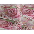 thumbnail image 3 of Ambesonne Watercolor Floral Quilted Bedspread Set 3 Pcs, Greenery Leaves, Queen, Rose Pistachio Green, 3 of 4