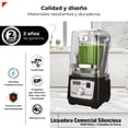 thumbnail image 3 of Licuadora Comercial Silenciosa 3000 W / 4 CF Bogner BSSB01, 3 of 10