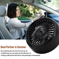 thumbnail image 3 of [Verano fresco] Mini ventilador para coche, al combinar el ventilador de ventilación y el aire acondicionado del coche, no más bochornos en su coche, fresco todo el viaje, potente ventilador, 3 of 5