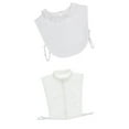 thumbnail image 1 of 2pcs Desmontable Flor de con Suéter Falso babero de cuello falso, 1 of 9