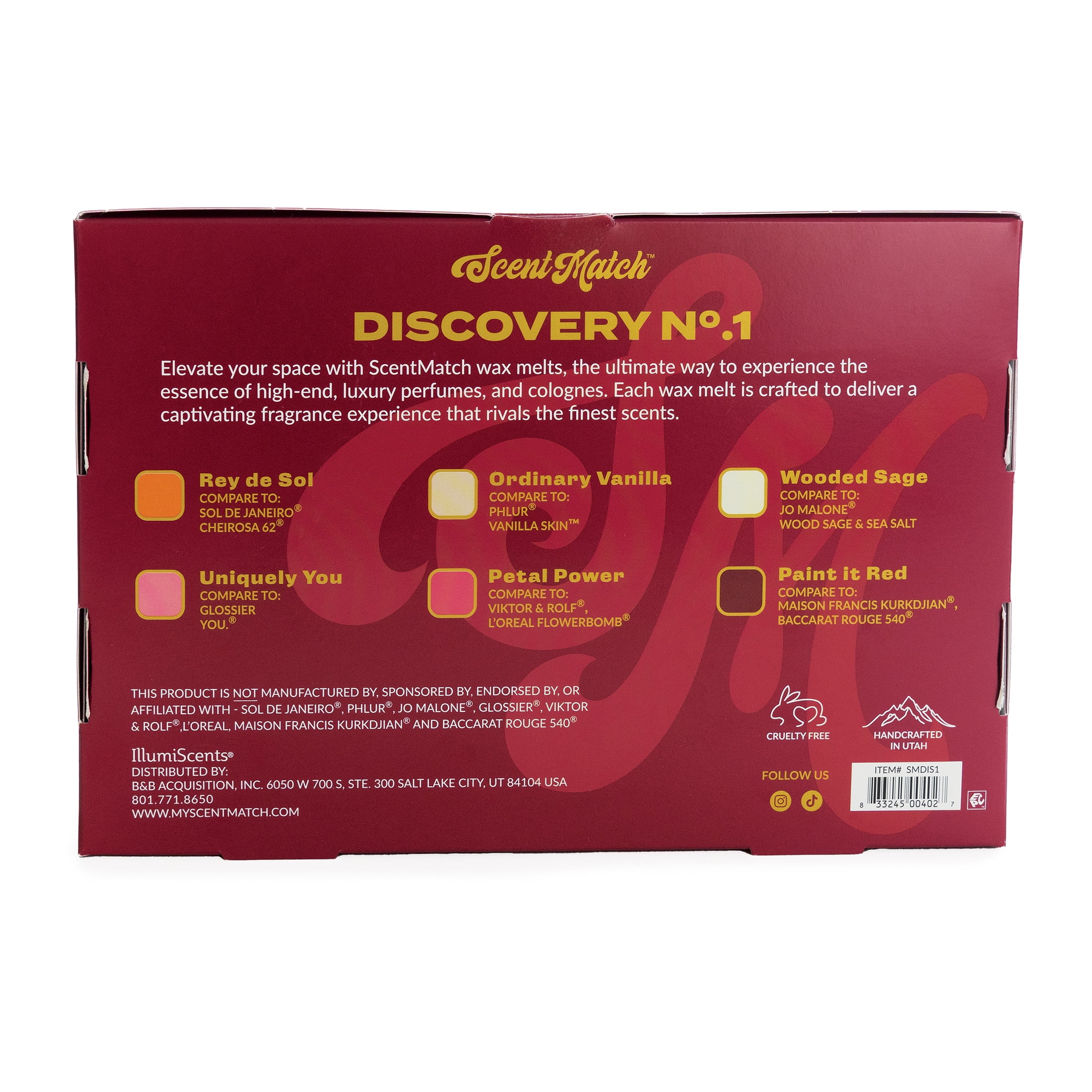 IllumiScents ScentMatch, Wax Melts, Discovery No. 1, Sample Pack