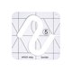 thumbnail image 2 of Acolchado transparente Diseño hueco Regla Máquina de coser Máquina de posicionamiento Plantillas Stencil DIY Patchwork Equipo Suministros para el hogar E Jumpingount HA011139-05, 2 of 7