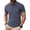 (Casual 24)Dark Gray, variant on DayScoop Men's Solid-Color T-Shirts Casual T Shirts Summer Fashion Turndown Collar Buttoned Short Sleeve Tops Tees