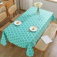 thumbnail image 2 of Hadanceo Table Cloth Waterproof Moroccan Printing Tablecloth Wear-resistant Reusable Table Protective Cover, 2 of 11