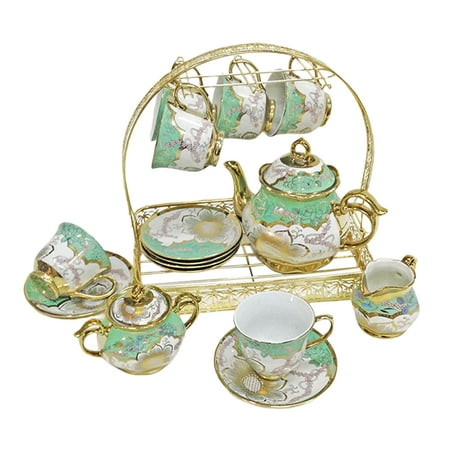

Ceramic Cups and Saucers Set Nordic for Afternoon Tea Dining Room Tea