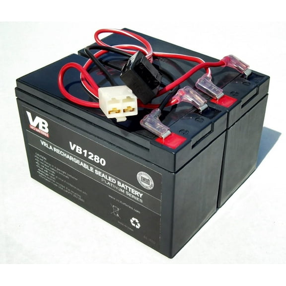 Razor 12 Volt 7Ah Electric Scooter Batteries High Performance - Set of 2 Includes New Wiring Harness