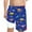 Blue, variant on Hienoo Big Boys Quick Dry Swim Trunks with Compression Liner Board Shorts