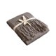 thumbnail image 2 of Luxury Throw Blanket Tassel Sofa Blanket for Home Decoration Autumn Use Grey 130x160x1cm TV Watching Cover 1Pack, 2 of 3