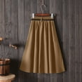 thumbnail image 4 of Sngxgn Womens High Waist Plaid Skirt Pencil Mini Skirts(Khaki,A), 4 of 4