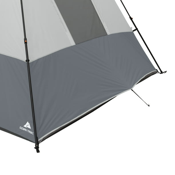 Ozark Trail 6 Person Instant Cabin Tent With Led Light Walmart
