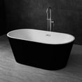 thumbnail image 2 of WOODBRIDGE 59" Freestanding Bathtub Contemporary Soaking Tub BTA1814, 2 of 6