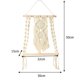 thumbnail image 4 of 2 Piezas Macramé Tapiz Colgante de Pared Estante Colgador de Plantas para Estantería Macarena Estante de pared de tapiz, 4 of 8