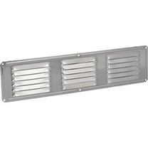 Air Vent 4 in. H X 16 in. L Mill Aluminum Undereave Vent