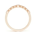 thumbnail image 2 of ANGARA Lab Grown Diamond Stackable Fashion Ring for Women in 14K Rose Gold (Size-2mm| Color-F-G| Clarity-VS) | April Birthstone, Anniversary, Jewelry Gift for Women | Lab-Grown Diamond Ring, 2 of 7