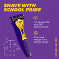 thumbnail image 3 of Dollar Shave Club LSU Tigers 6-Blade Starter Set 1 Handle, 2 x 6-Blade Razor Refills, 3 of 9