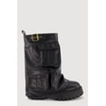 thumbnail image 3 of Women's Round Toe Lug Sole Cargo Pocket Slouch Boots, 3 of 6