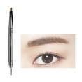 Black Eyebrow Pencil, Double Ended Eyebrow Pencil with Replacement Tip