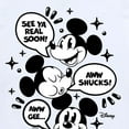thumbnail image 3 of Disney - Mickey Mouse - See Ya Soon!, Aww Shucks!, Aww Gee - Youth Short Sleeve Graphic T-Shirt, 3 of 5