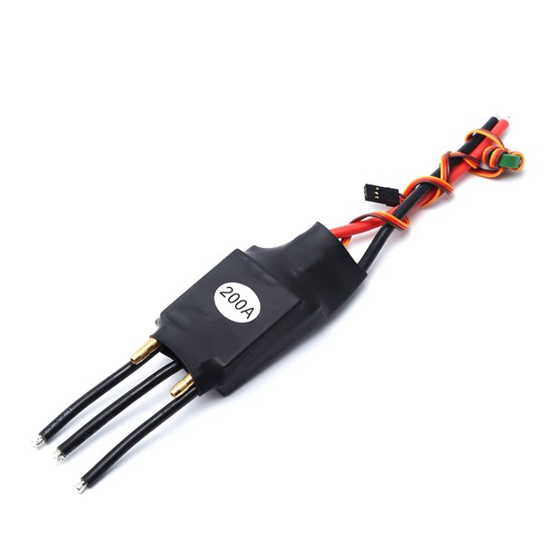 Controlador de velocidad eléctrico de refrigeración por agua sin escobillas 200A ESC para modelo de Tomshoo 200A