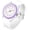 White Purple, variant on Women’s Waterproof Quartz Watch, 5ATM Sport Casual Analog Wristwatch with TPU Band, Acrylic Crystal, Stainless Steel Back – Multiple Color Options