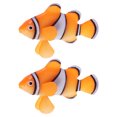 thumbnail image 1 of 2 piezas de pez payaso flotante de silicona para acuario, realista, artificial, decoración de pecera para paisaje submarino., 1 of 6