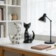 thumbnail image 1 of CaiYueKe 2 Pcs Handmade Wooden Cat Shelf Sitter Table Decor, Cute Kitty Figurine Ornament for Home Office Desk, Living Room Bedroom Decorations, Artistic Animal Statue Gift, 1 of 8