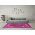 thumbnail image 3 of Ahgly Company Indoor Round Persian Pink Traditional Area Rugs, 7' Round, 3 of 4