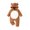 Brown, variant on Odeerbi Baby Boys Girls Clothes Christmas Deer Rompers Winter Fleece Thermal Hooded Jumpsuits Infant Winter Bodysuit Thick Warm Outdoor Clothes Plush Christmas Onesie Brown