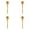 Yellow 4PCS, variant on 16.5 Inch Giant Wood Spoon Long Handled Wooden Spoon For Cooking And Stirring Kitchen Utensil