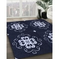 thumbnail image 2 of Ahgly Company Indoor Square Patterned Very Peri Purple Area Rugs, 5' Square, 2 of 6